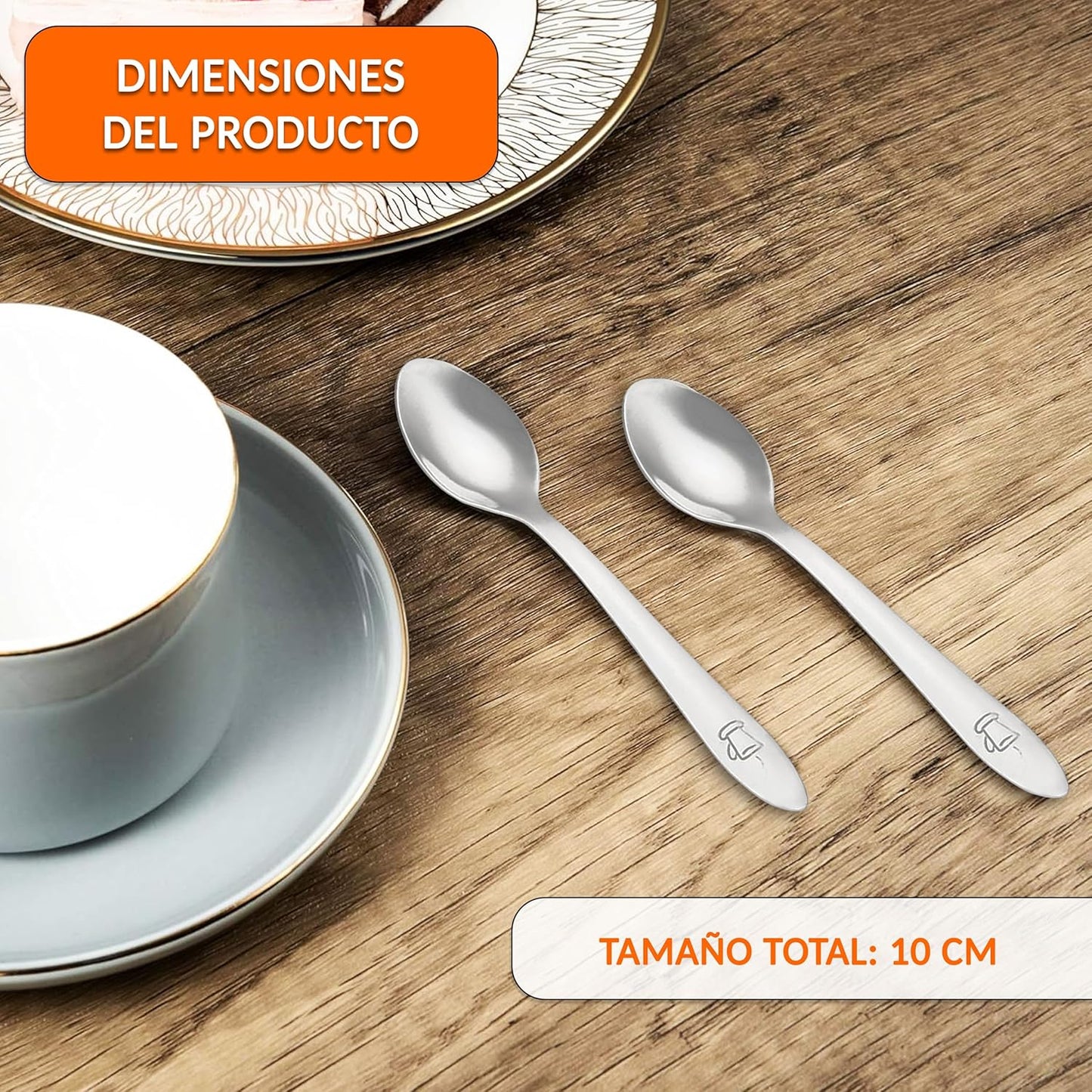 Cuchara moka 10 cm - Lote 500 uds hostelería