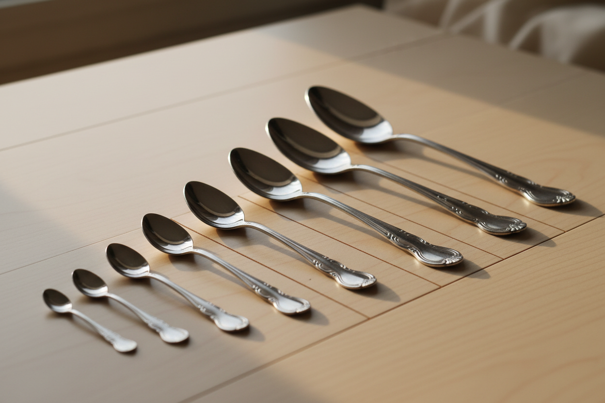 Muestrario profesional — 6 cucharillas de café para hostelería