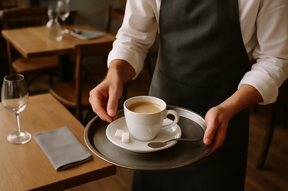 Protocolo de servicio de café en restaurantes