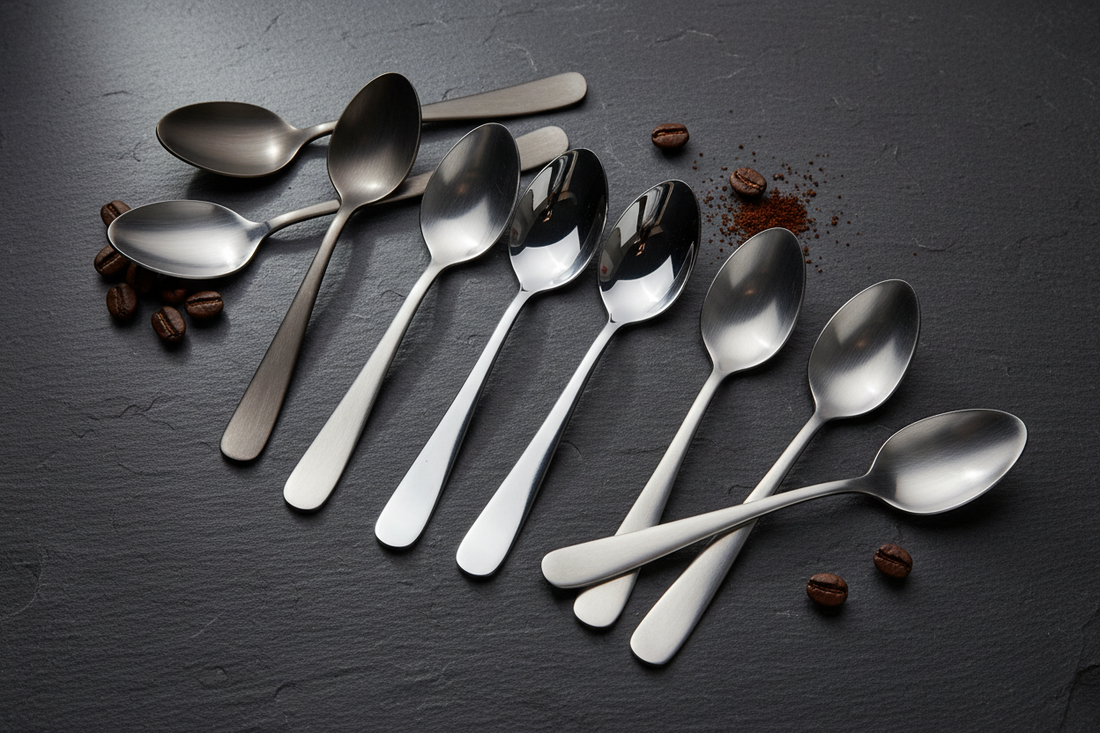 Qué materiales son ideales para cucharas de café y postre duraderas