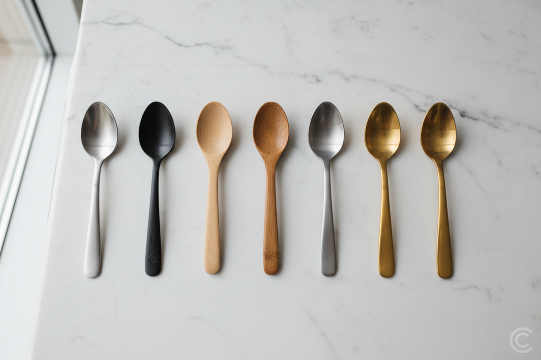 Qué material es mejor para cucharillas café