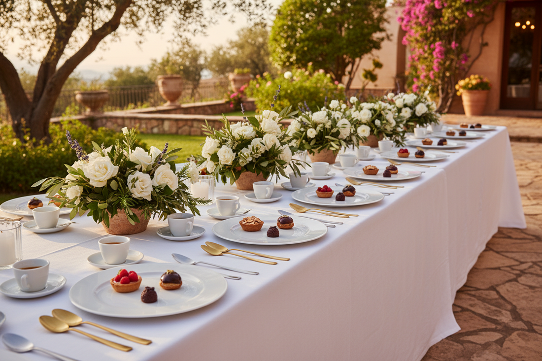 Qué cucharas de café y postre son más recomendables para eventos especiales