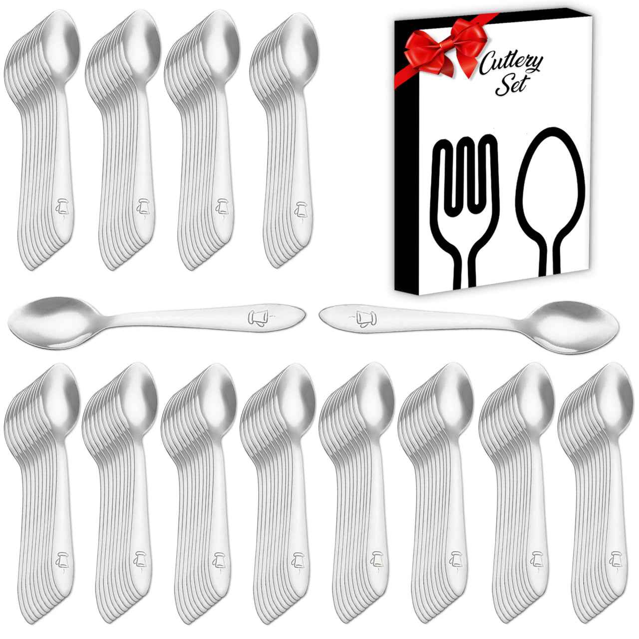 Cuchara moka regalo 10 cm - Pack 120 uds - cucharadecafe.es