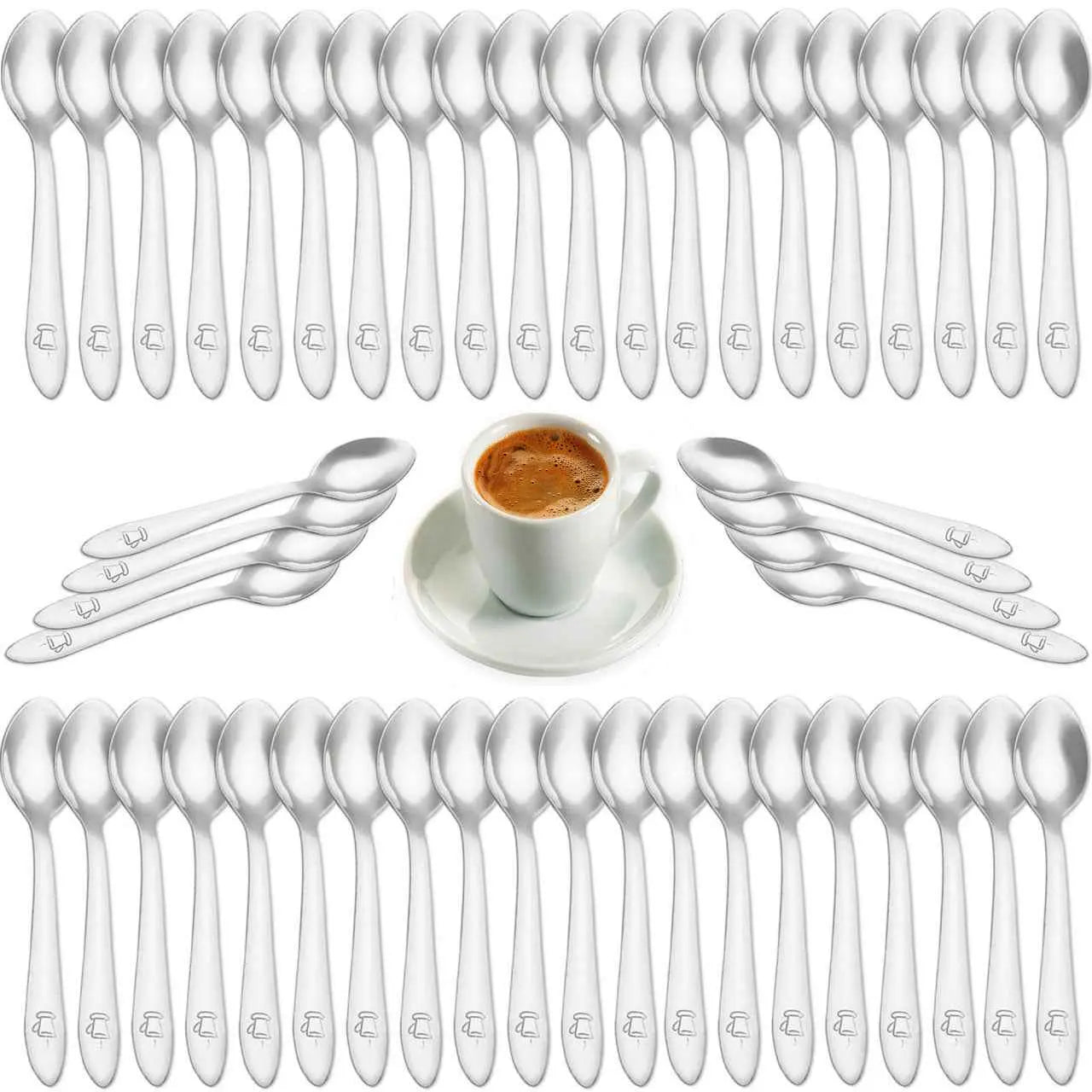Cuchara moka 10 cm - Pack 48 uds - cucharadecafe.es