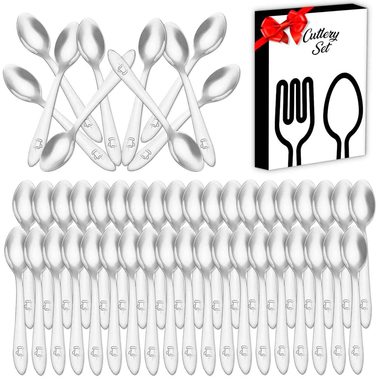 Cuchara moka regalo 10 cm - Pack 48 uds - cucharadecafe.es