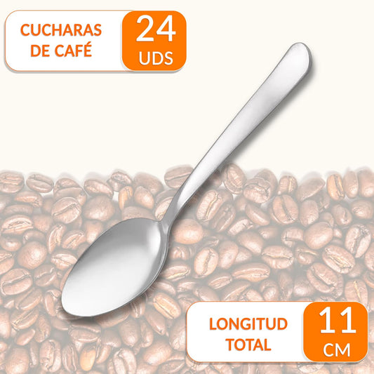 Cucharilla de café 11 cm - Pack 24 uds - cucharadecafe.es