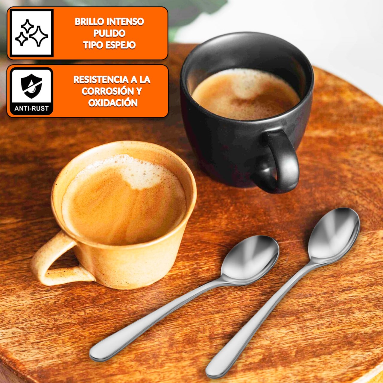 Cucharas de café de 14 cm para catering y colectividades