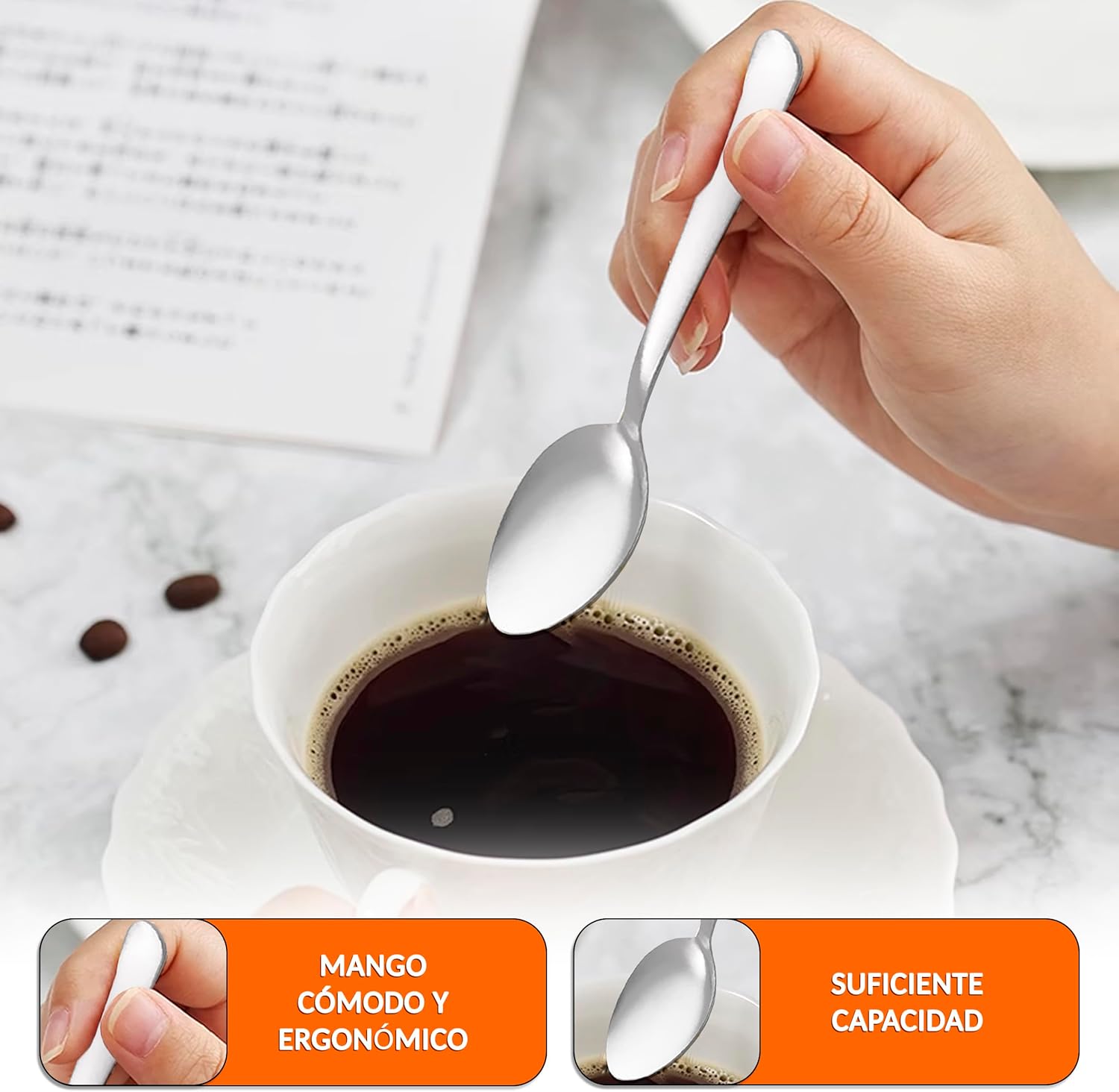 Cucharillas de café de 11 cm para catering y colectividades
