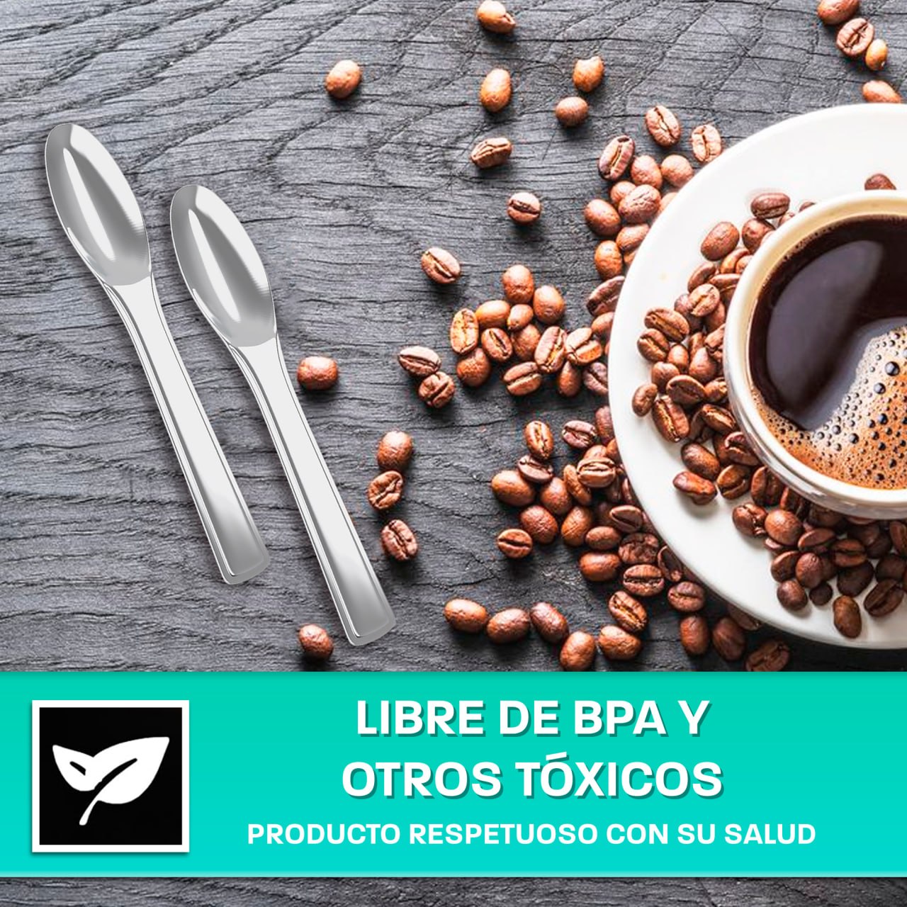 Cucharillas café diseño - Lote 500 uds hostelería